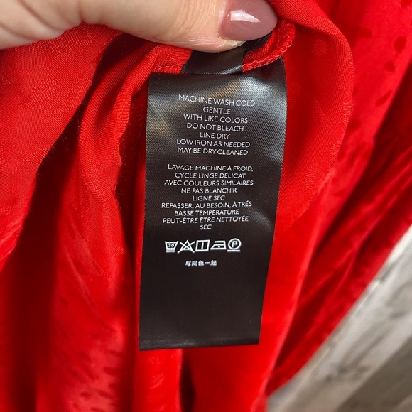 Anthropologie Maeve Wendy Dress in Bright Red Size Extra Small. - Picture 12 of 15